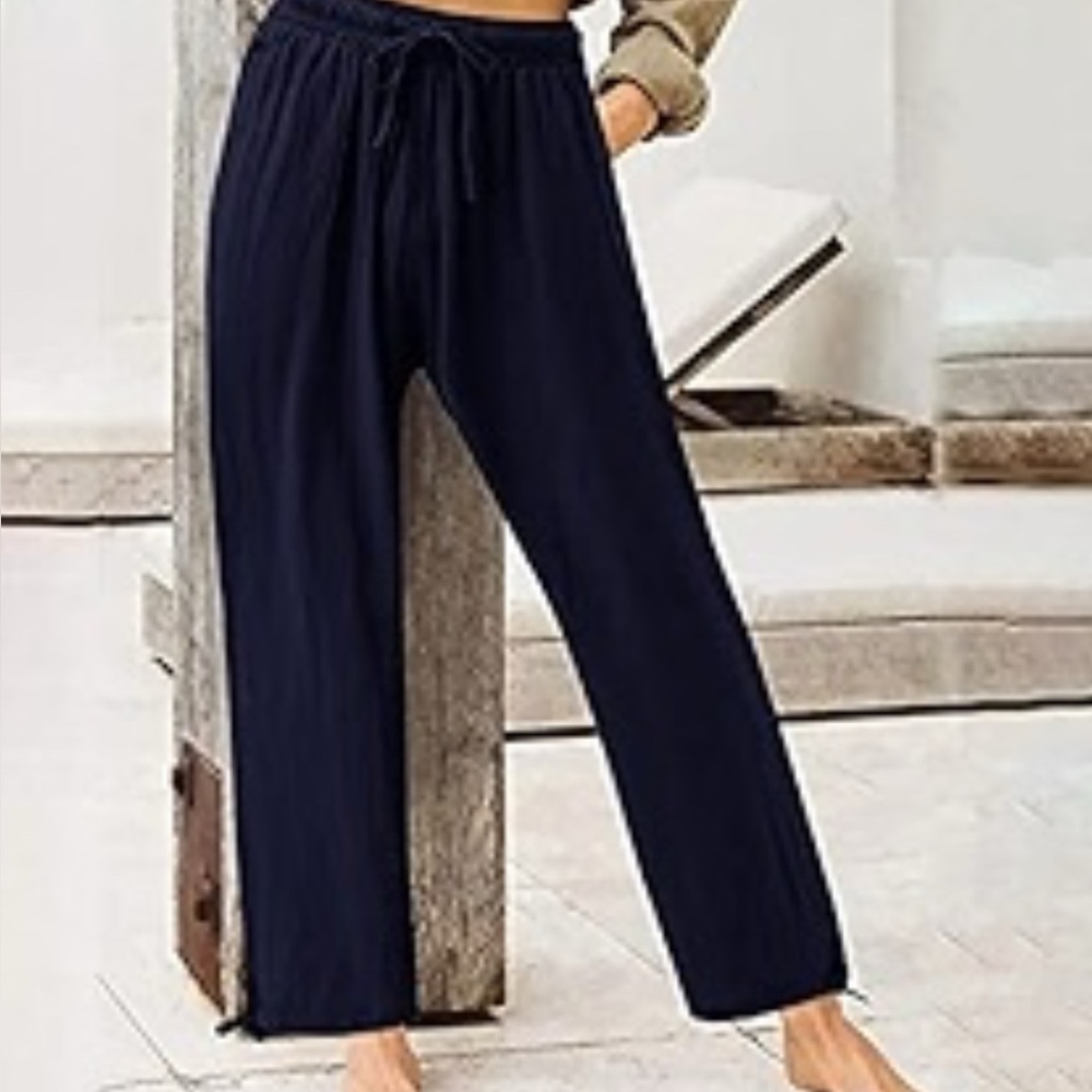 Banana Republic Navy Blue Casual Pants